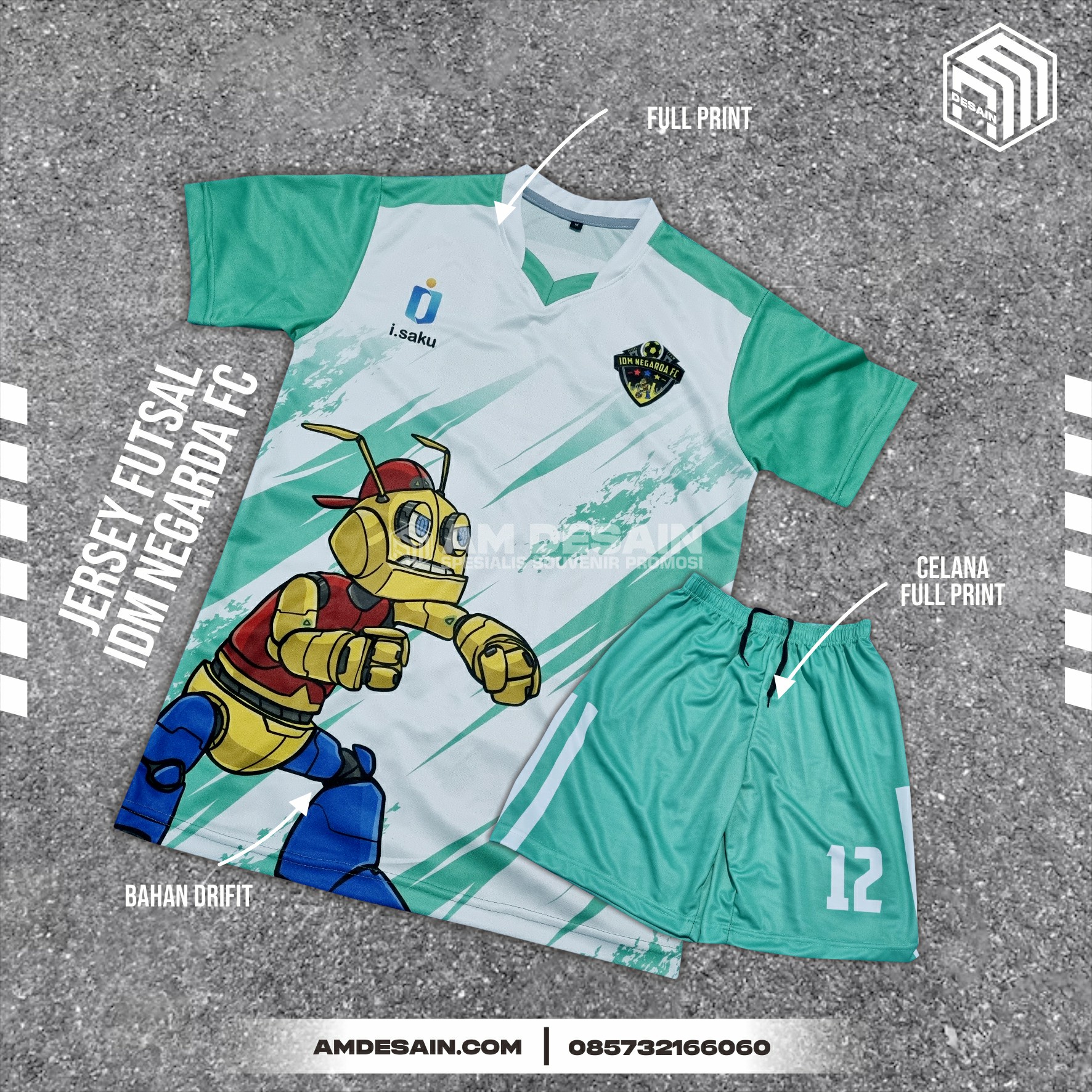 jersey futsal printing